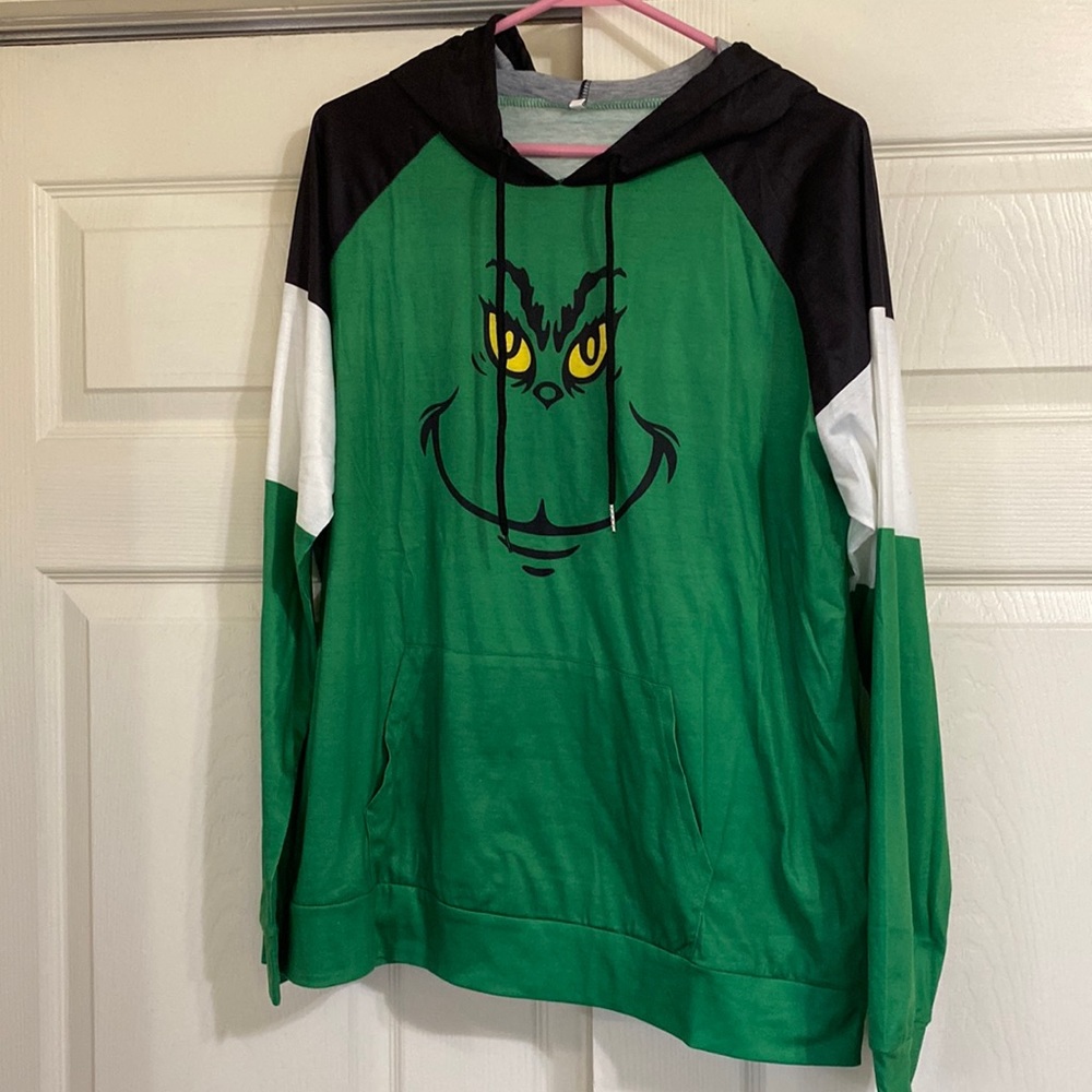Grinch hooded top